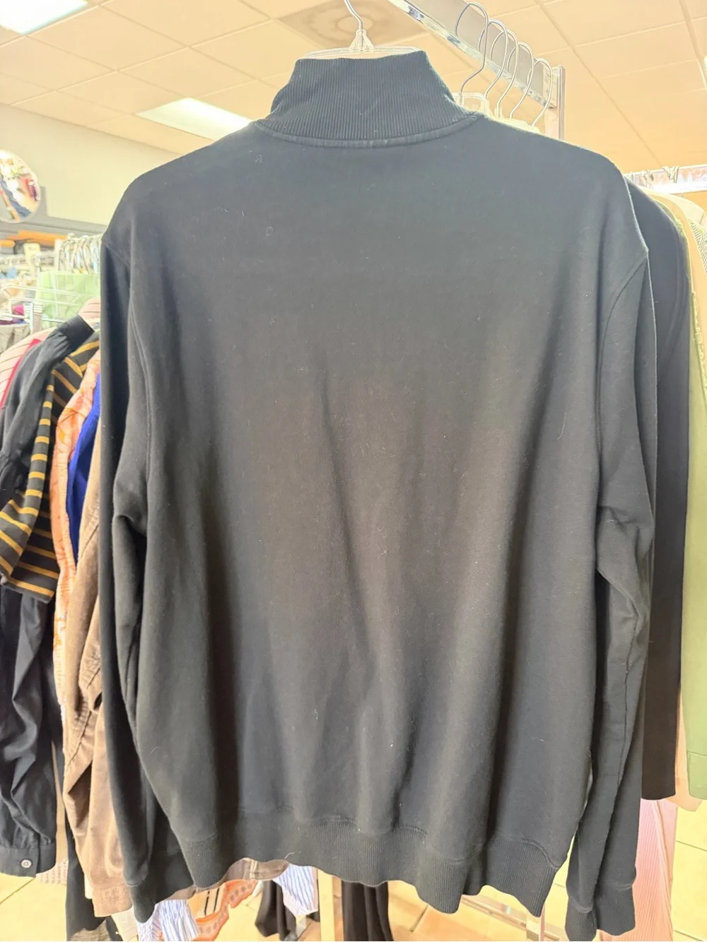 Michael Kors Black Nylon Front Bomber Jacket
